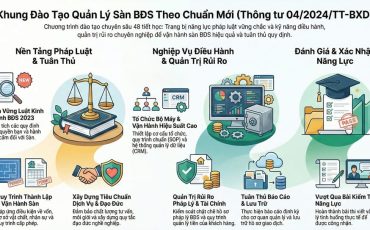 Khung đào tạo quản lý sàn bất động sản theo TT04.2024